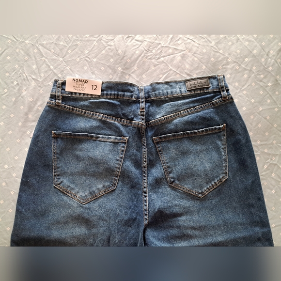 NICOLE MILLER JEANS nomad PALAZZO super soft BRAND NEW - Picture 5 of 8